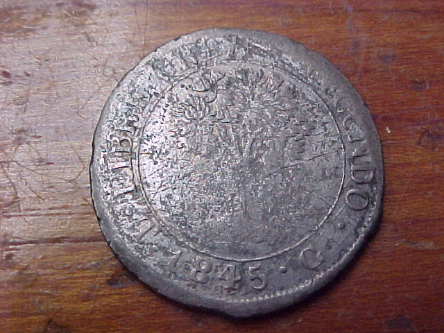Honduras,-2-Reales,-1847